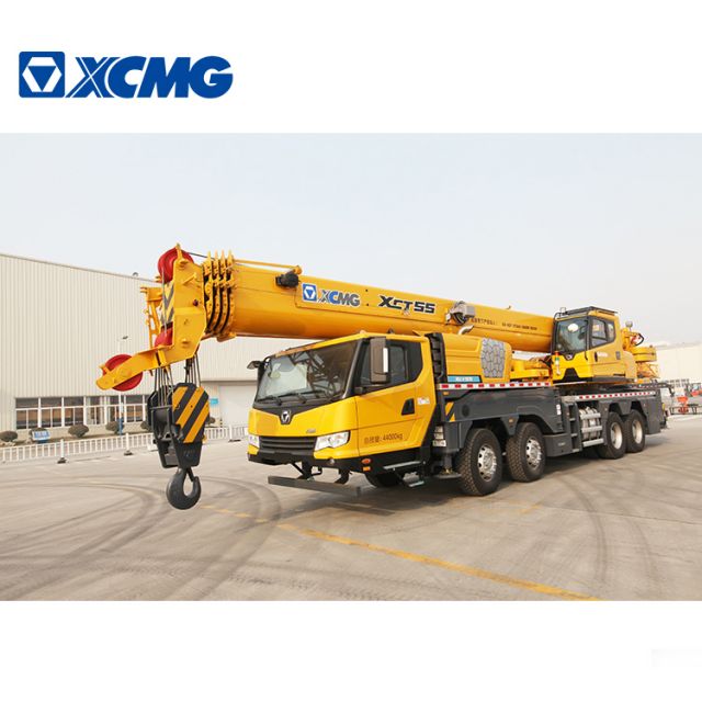XCMG Official 50 ton truck cranes XCT55L5 China new hydraulic arm crane for sale